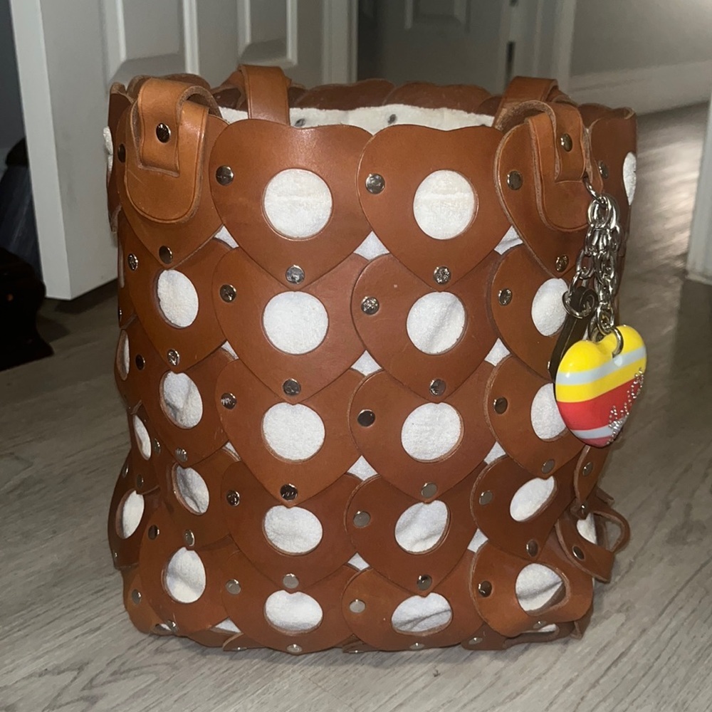 RARE Juicy Couture Bags | Juicy Leather Heart Beach Bag​